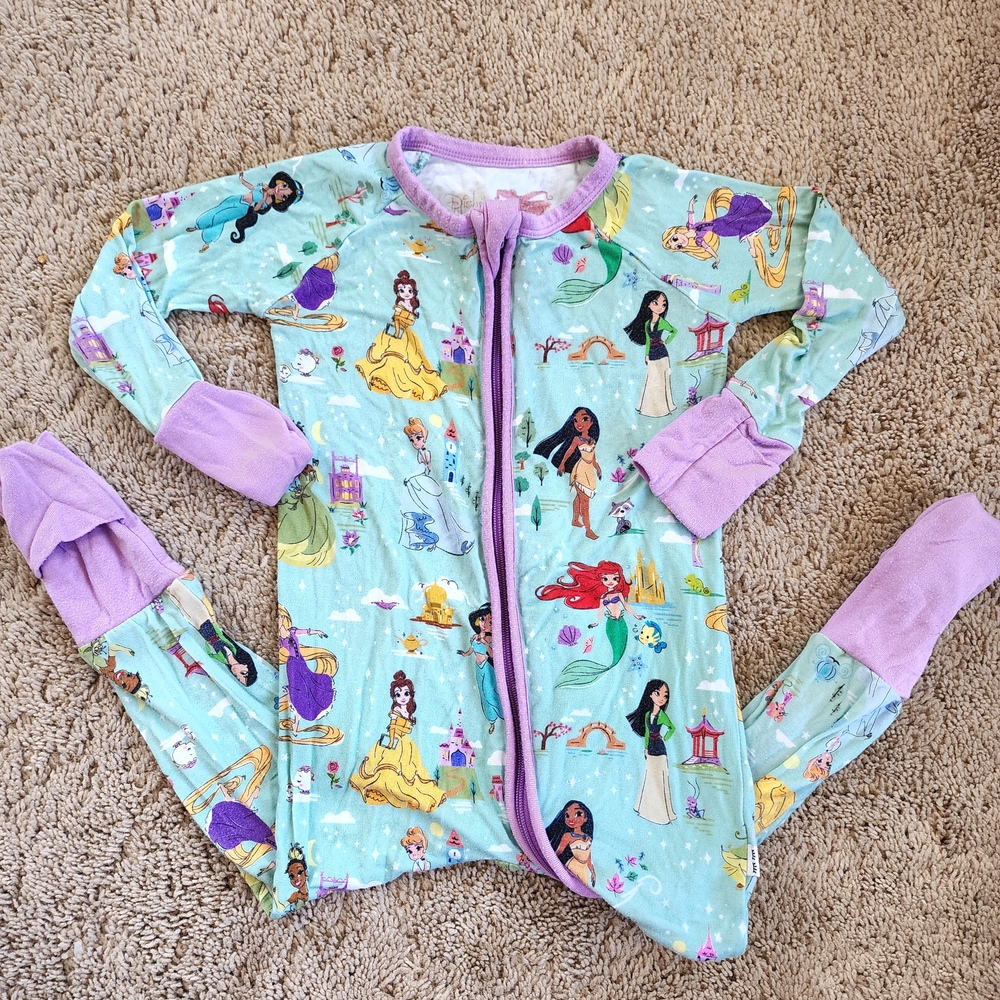 Little Sleepies Disney Princess Footie Pajama